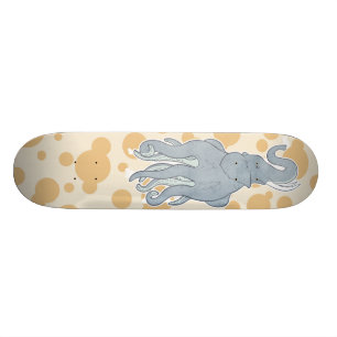 Skateboard Éléphant vintage de poulpe