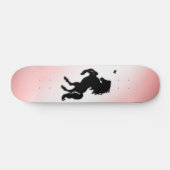 Skateboard Élevage noir stallion rose (Horz)