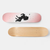 Skateboard Élevage noir stallion rose (Horz)