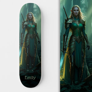 Skateboard Elfe Gardien du Royaume Enchanté