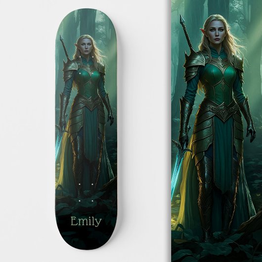 Skateboard Elfe Gardien du Royaume Enchanté