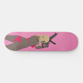Skateboard Elle a un pistolet 2 ー juste ー ド (Horz)