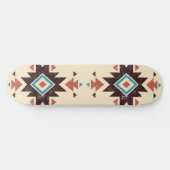Skateboard Emblème diamant boho (Horz)