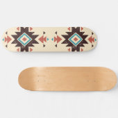 Skateboard Emblème diamant boho (Horz)
