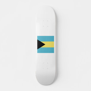 Skateboard Emblème drapeau des Bahamas