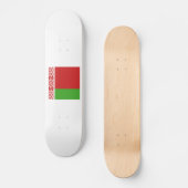 Skateboard Emblème du drapeau de la Biélorussie (Recto)