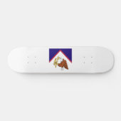 Skateboard Emblème du drapeau des Samoa américaines (Horz)