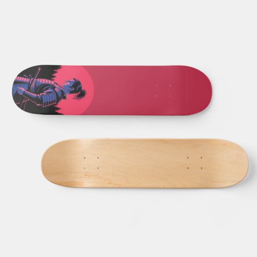 Skateboard Embrassez l'Esprit Samouraï (Horz)