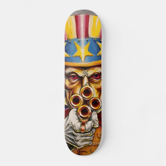 Skateboard Emek "l'oncle arnaque" (Recto)
