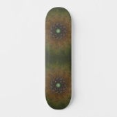 Skateboard Emerald Cosmic Mandala Burst (Recto)