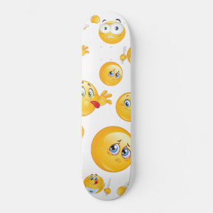 Skateboard Emoji Pattern