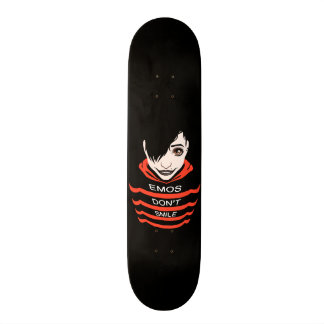 Skateboard Emos ne sourient pas