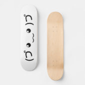 Skateboard Emoticon (づ ◕ ‿ ‿ ◕) づ Kaomoji Japonais (Recto)