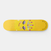 Skateboard Émoticon princier (Horz)