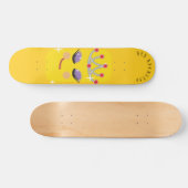 Skateboard Émoticon princier (Horz)