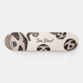 Skateboard Emplacements Trop Lents Que L'Illustration Animale (Horz)