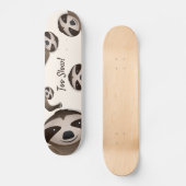 Skateboard Emplacements Trop Lents Que L'Illustration Animale (Recto)