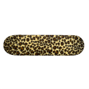 Skateboard Empreinte de léopard