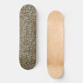 Skateboard "Empreinte de léopard" (Recto)