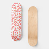Skateboard Empreinte de léopard de corail (Recto)