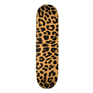 Skateboard Empreinte de léopard de filles géniales