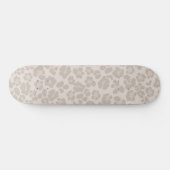 Skateboard Empreinte de léopard Glam 2 #motif #design (Horz)