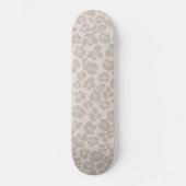 Skateboard Empreinte de léopard Glam 2 #motif #design (Recto)