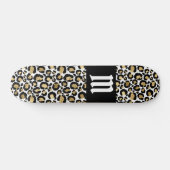 Skateboard Empreinte de léopard personnalisé (Horz)