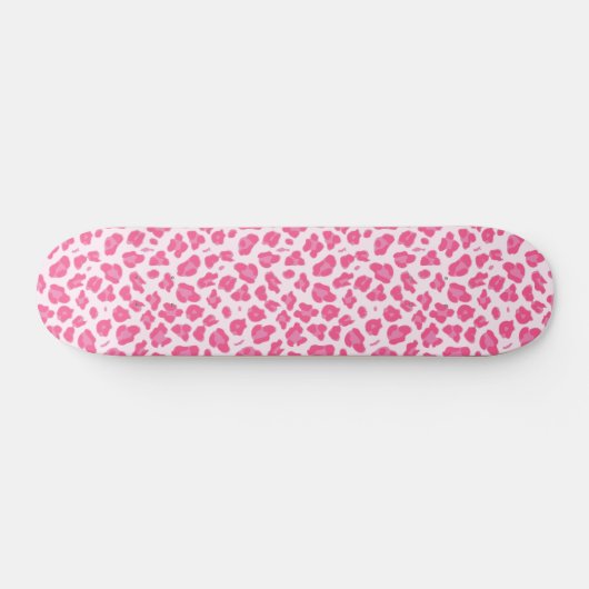 Skateboard Empreinte de léopard rose - Filles (Horz)
