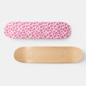 Skateboard Empreinte de léopard rose - Filles (Horz)