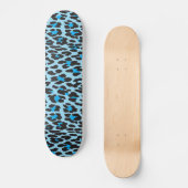 Skateboard Empreinte de léopard, Spots de léopard, Leopard bl (Recto)
