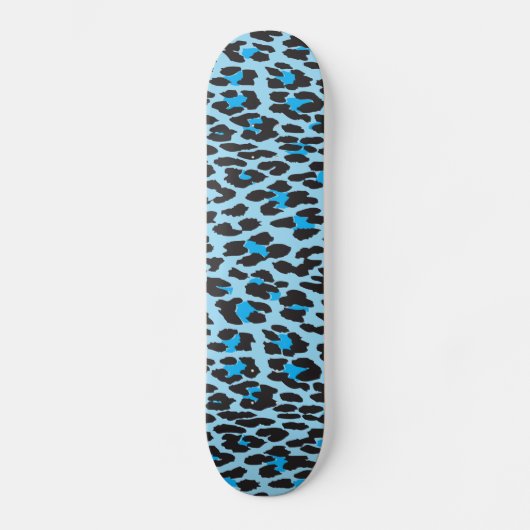 Skateboard Empreinte de léopard, Spots de léopard, Leopard bl (Recto)
