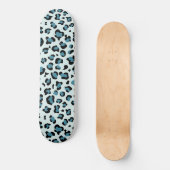 Skateboard Empreinte de léopard, Spots de léopard, Leopard bl (Recto)