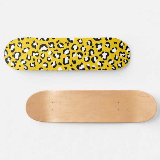 Skateboard Empreinte de léopard, Spots de léopard, Leopard Ja (Horz)