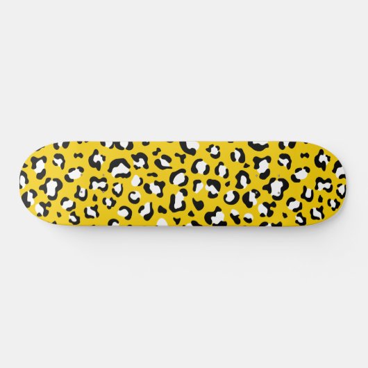 Skateboard Empreinte de léopard, Spots de léopard, Leopard Ja (Horz)