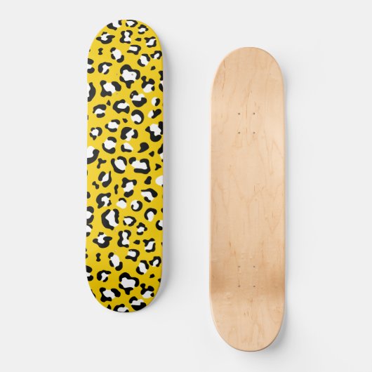 Skateboard Empreinte de léopard, Spots de léopard, Leopard Ja (Recto)