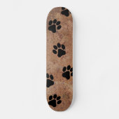 Skateboard Empreintes de pattes chiots (Recto)