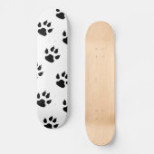 Skateboard Empreintes de pattes chiots (Recto)