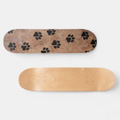 Skateboard Empreintes de pattes de Chien en Chien en Sable Sk (Horz)