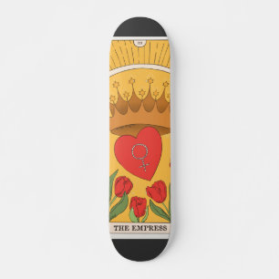 Skateboard Empress carte tarot grand arcana féine magie