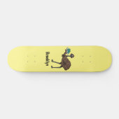 Skateboard Emu avec dessin animé d'oeufs (Horz)