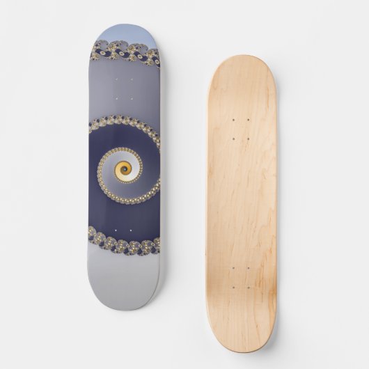 Skateboard En bas - Skate fractal (Recto)