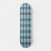 Skateboard en HAMbWG Plaid bleu (Devant)