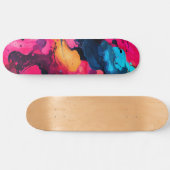 Skateboard Encre colorée (Horz)