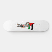 Skateboard Enfant avec le drapeau de Keffiyeh Palestine (Horz)