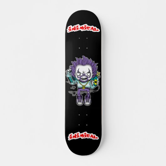 Skateboard Enfant clown inimique (Devant)