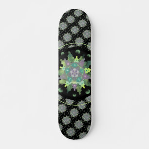 Skateboard Enfant Nature Mandala Motif