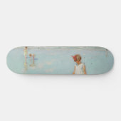 Skateboard Enfants en bord de mer (Summer Beach Scene) (Horz)