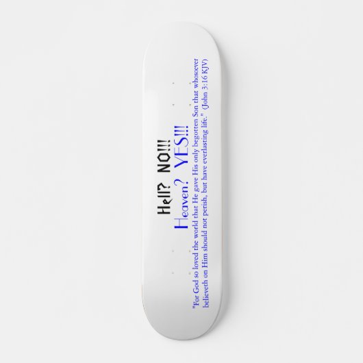 Skateboard Enfer ?  NON ! ! ! , (Devant)