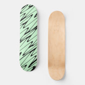 Skateboard Engager la dynamique verte de la menthe (Recto)